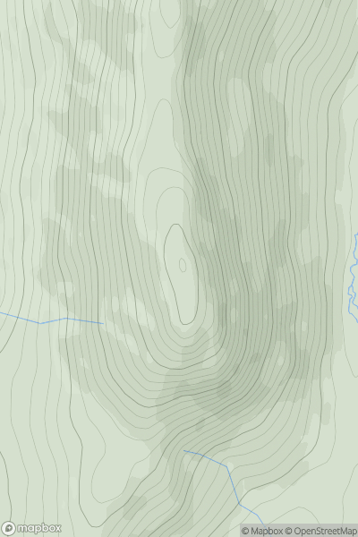 Thumbnail image for An Stuchd [Loch Lomond to Strathyre] showing contour plot for surrounding peak